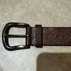 Women’s Stylish Brown Leather Belt by Fossil